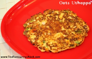 Oats Uthappa - Indian Curry Shack