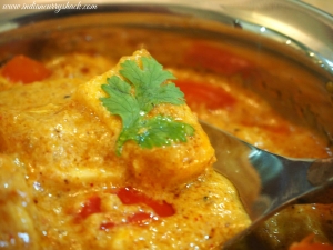 Malai Paneer - Close-up - Indian Curry Shack